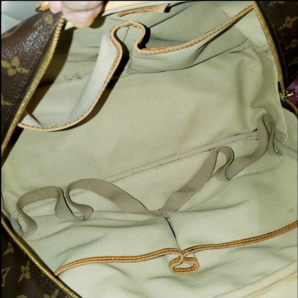 🇨🇵Louis Vuitton Signature Monogram Brown Deauville Large Handbag - Picture 15 of 17